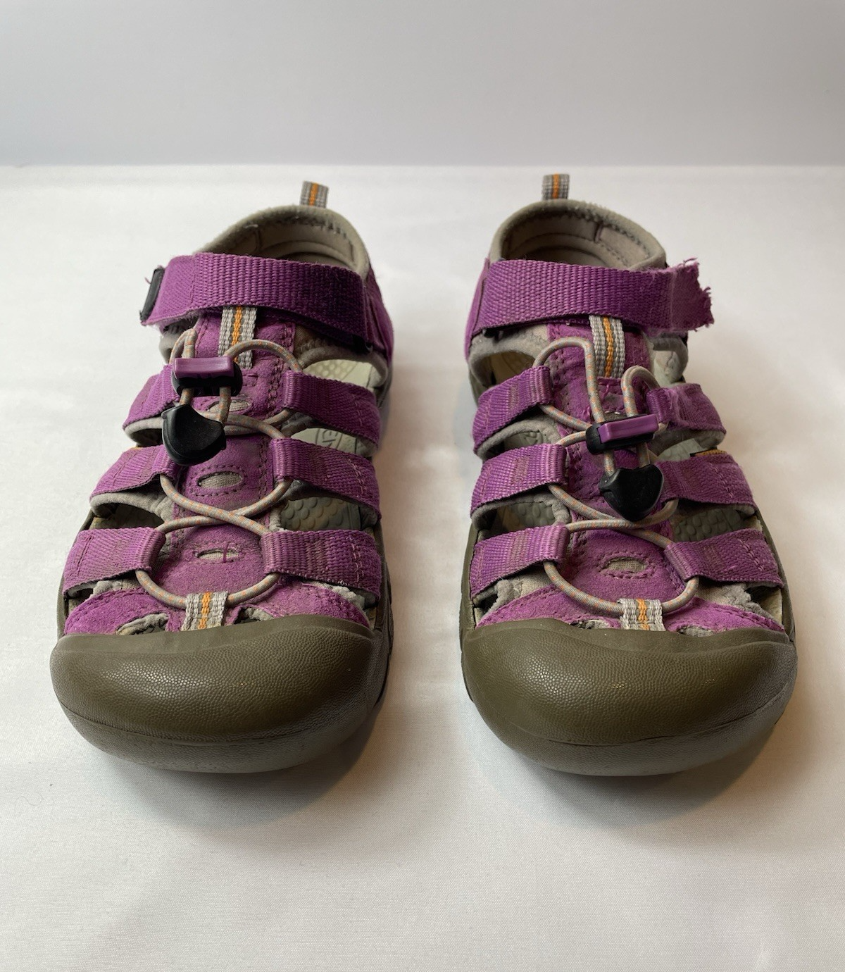 Sandali da acqua Keen Newport H2 taglia 5 grandi bambini viola arancione scarpe da trekking outdoor