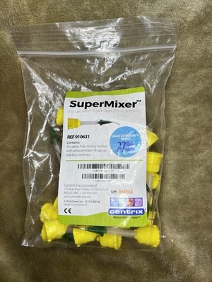 Centrix SuperMixer Automix Mixing Nozzle Yellow Hub With Green Tip