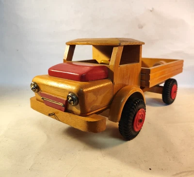 Vero Fagus Kipplaster Kipper Laster Holzspielzeug DDR Spielzeug Lastwagen - Bild 1 von 4