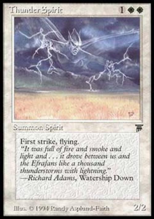 Thunder Spirit - Heavy Play MTG Legends