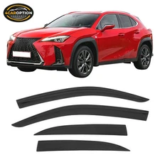 Fits 19-25 Lexus UX200 Low Profile Style Window Visors Rain Sun Guard Vent