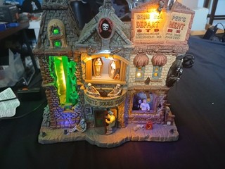 Lemax Spooky Town GRIM REAPER'S DEPARTMENT STORE #35492 RETIRED