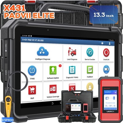 2026 LAUNCH X431 PAD VII PAD 7 Elite KFZ OBD2 Diagnosegerät ECU Programm +VSP600