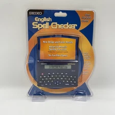 Vintage Seiko English Spell Checker WP1010 110,000 Words 10 Games SII Sealed