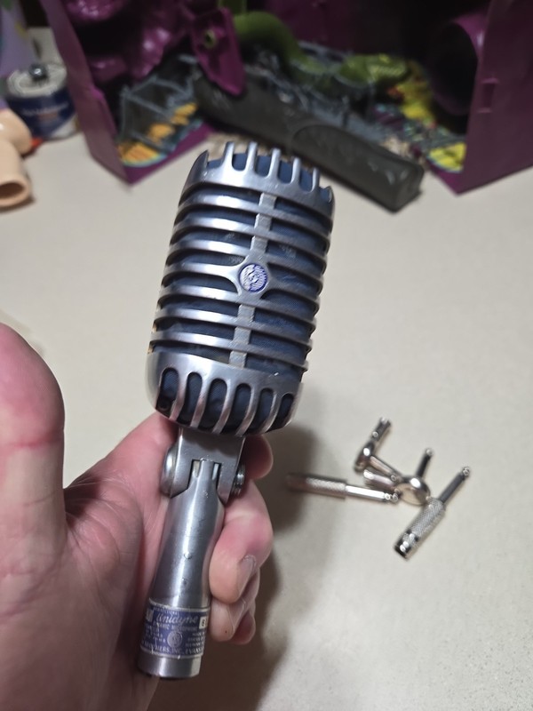 Vintage Shure Model 55S Unidyne Directional Microphone - Untested  AS IS