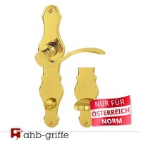 Hoppe TüRgriff Torino Langschild Messing Poliert Wc Ö-Norm TüRdrüCker TüRklinke
