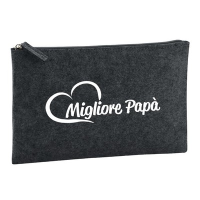 Kulturbeutel Migliore Papà Cuore Geschenkidee Migliore Papà Geschenk Präsent Mit
