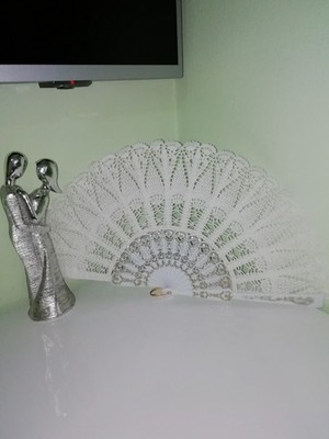 Handmade Crochet Fan 