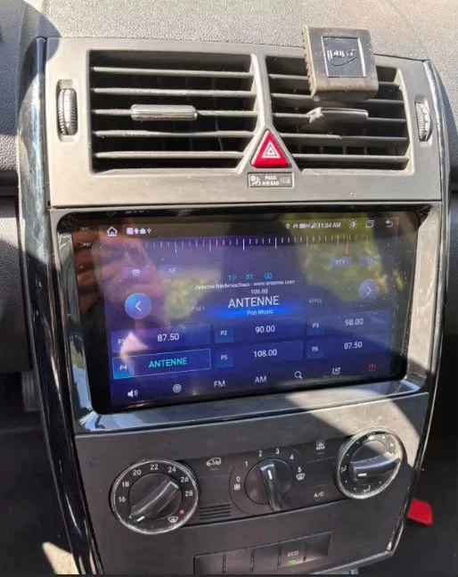 Autoradio 9” Android 15 Per Mercedes-Benz Classe A/B W169W245 4+64GB GPS Navi Bt - Immagine 2 di 4