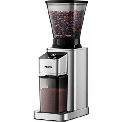 Professional Conical Burr Coffee Grinder, Coffee Bean Grinder with 48 Grind S...