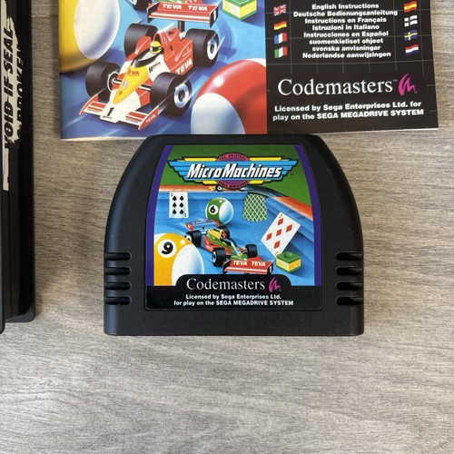 Juego Codemasters Micro Machines Sega Mega Drive - Completo con manual 1993 - Imagen 4 de 6