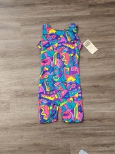 Dance Fashion NWT Mulicolored Vintage Leotard Adult Small