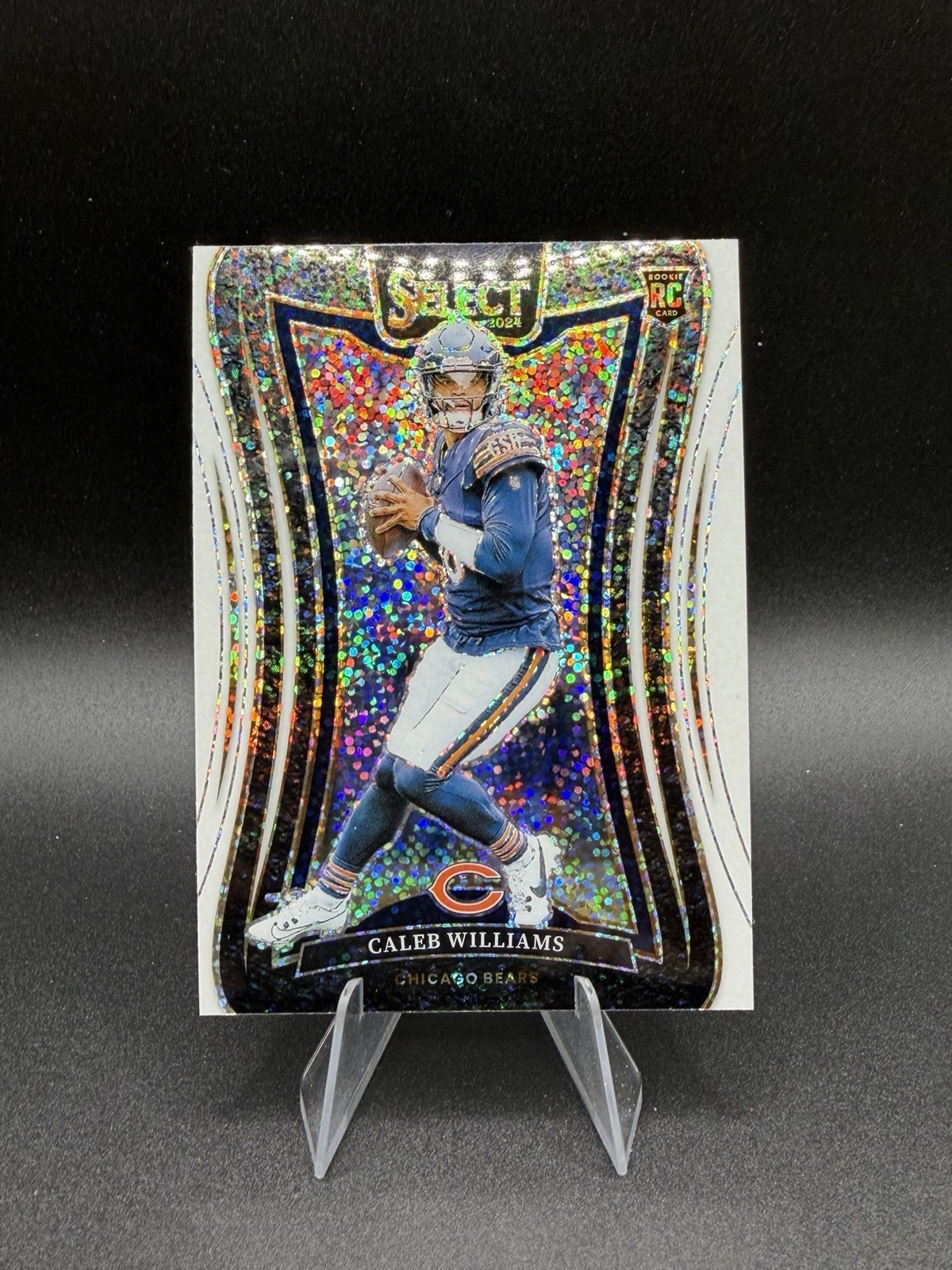 2024 Panini Select Caleb Williams White Sparkle SP Suite Level Rookie #378 Bears