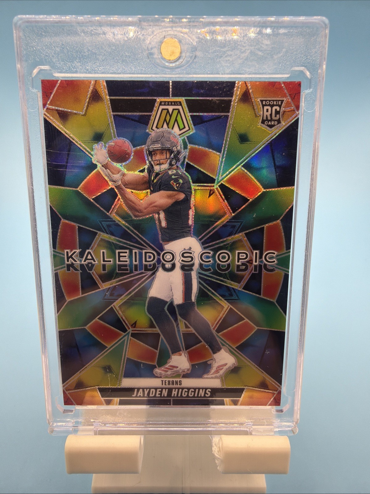 🔥🔥2025 Mosaic Jayden Higgins Kaleidoscopic Case Hit SSP 🔥🔥