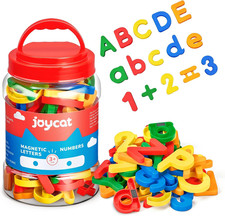 Magnetic Letters Numbers Alphabet ABC 123 Fridge Magnets, 78 Pcs