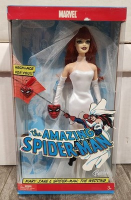 Barbie Doll as Mary Jane in The Amazing Spider-Man Wedding 2005 Mattel