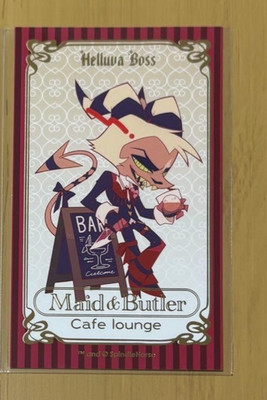 Striker Helluva Boss Animate Cafe Anime Cafe Foil Stamped Card Japan USED