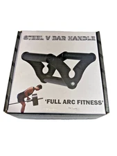 V Bar T-Bar V Grip Handle Attachment for Barbell Bars Solid Mine Double FREESHIP