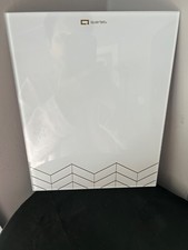 Quartet Glass Dry Erase White Board Desktop Computer Pad for Notetaking 8" x 10"