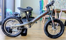 Islabikes Rothan 12 Balance Bike, Gunmetal Grey