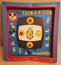 Mickey Mouse Club Toon-A-Vision Disney Productions Amsco #1002 Downy 60's