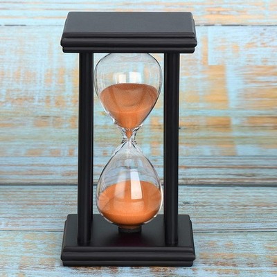 Sanduhr Vorhandenes Angebot Sanduhr-Timer Vintage Kunsthandwerk 60 Minuten