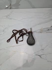 Vintage Reproduction Powder Flask Civil War Navy Brass & Copper Replica