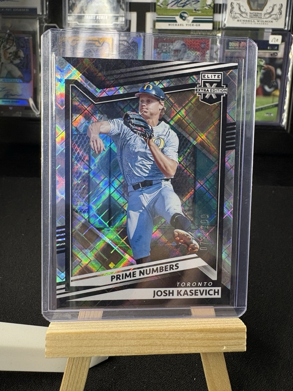 2022 Panini Elite Extra Josh Kasevich #60 Prime Numbers A RC 200