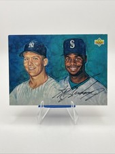 1994 Upper Deck - Mickey Mantle Ken Griffey Jr. Auto Legendary Card HOF