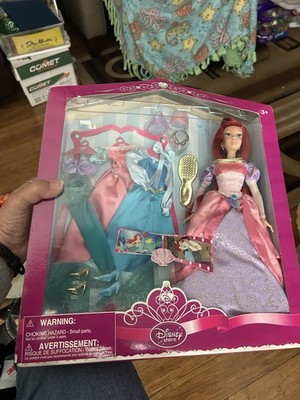 Disney Store Little Mermaid Ariel Princess Wardrobe Doll New