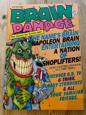 Brain Damage : The Comic for Grown-Ups! Third issue. Comic  1989 (Near Mint)