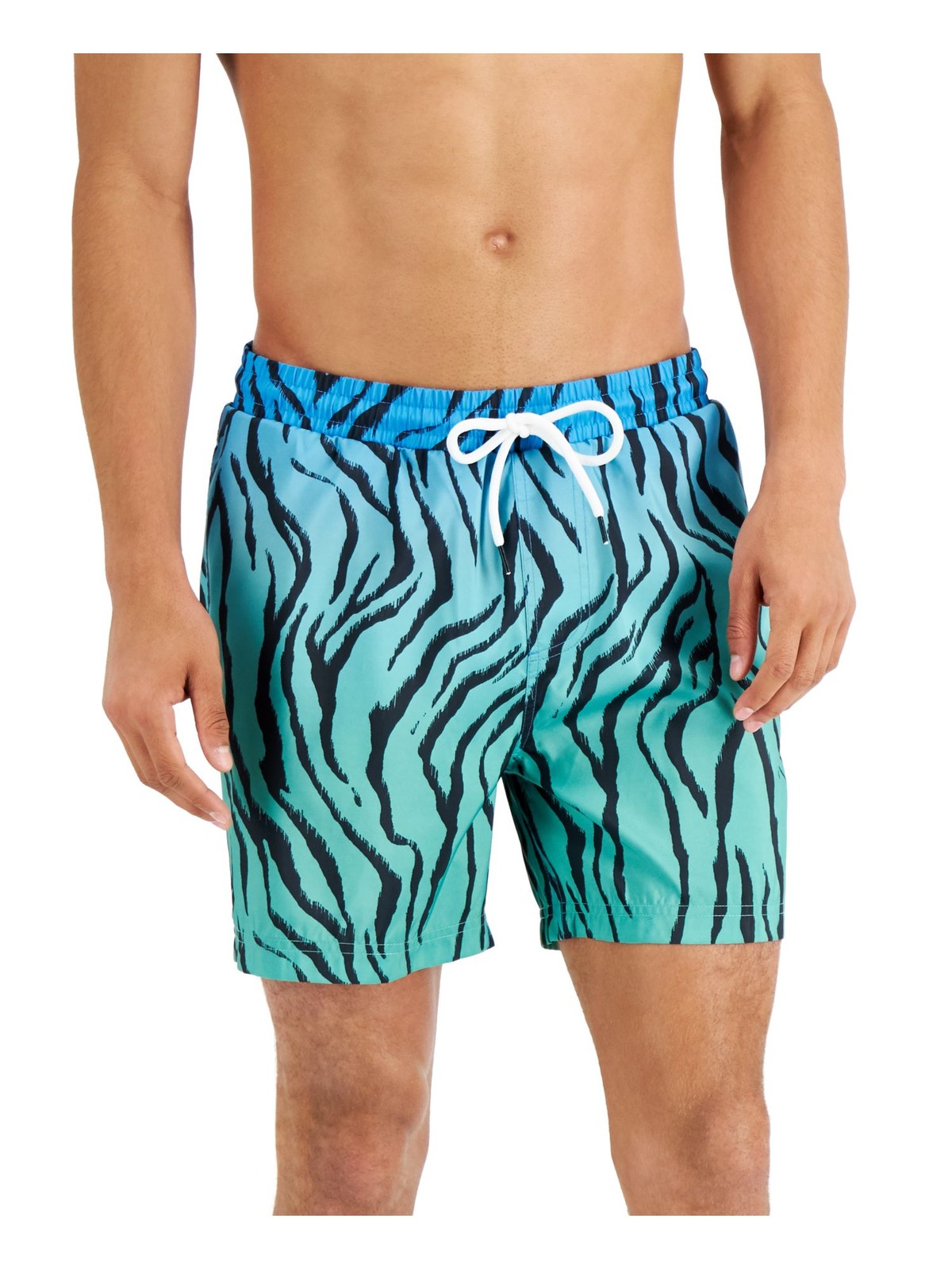 INC Mens Blue Drawstring Regular Fit Quick-Dry Swim Trunks XXL 2890₽