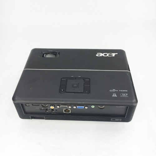 Acer P1200 2600 Lumens Desktop DLP Projector 3D Ready - Black - New Lamp Fitted - Picture 3 of 6