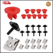 10x Engine Splash Shield Screw Bolt Clip Kit for Ford Focus Fusion Escape Explor