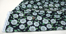 Michael Miller quilt-craft fabric MEADOW FLORAL cadet 2 yds 68" dcx-12474 Last