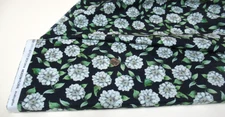 Michael Miller quilt-craft fabric MEADOW FLORAL cadet 2 yds (dcx-12474) Meadow