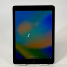 Apple iPad 5 Space Gray 32GB WiFi - Good w/ Stiff Power Button