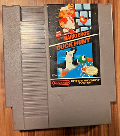 Super Mario Bros. Duck Hunt Nintendo NES 1988 Video Game Genuine Authentic 80's