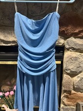 NWT Light Blue Sparkly Windsor Homecoming Dress Size Small