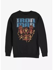 Marvel Iron Man Steel Power Sweatshirt Superhero Disney Marvel Sweatshirt