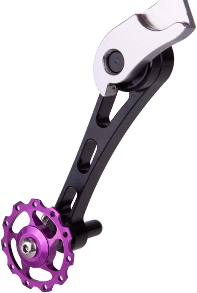 JIANWEI Bike Chain Tensioner, Guide Protector, Aluminum Black 