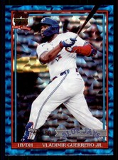 2026 Topps #T91-9 Vladimir Guerrero Jr. 1991 Topps Blue Crackle Foil /150