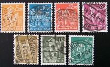 Rzesza Niemiecka 238-244 stemplowane