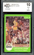 Fat Lever Card 1985-86 Star #54 BGS BCCG 10