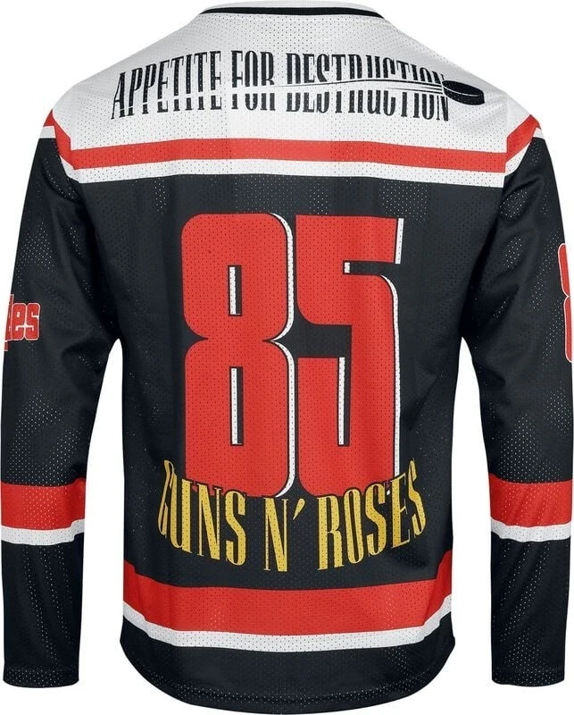 Guns N’ Roses Mesh Hockey Jersey Band Merch