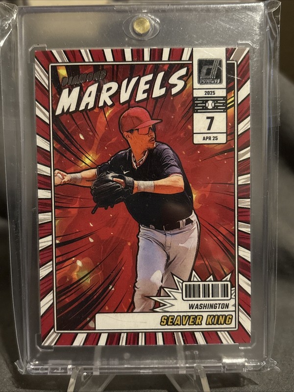 2025 Panini Donruss Baseball Seaver King DIAMOND MARVELS Insert #18 A-7