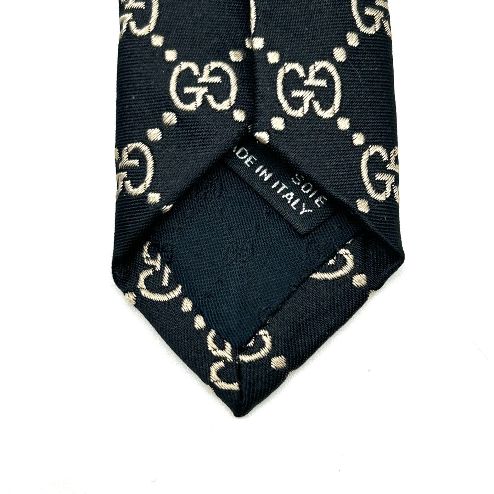 Gucci GG Pattern Interlocking Necktie Black Luxur… - image 11