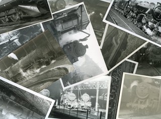 80 BR steam locomotives on shed photographs
