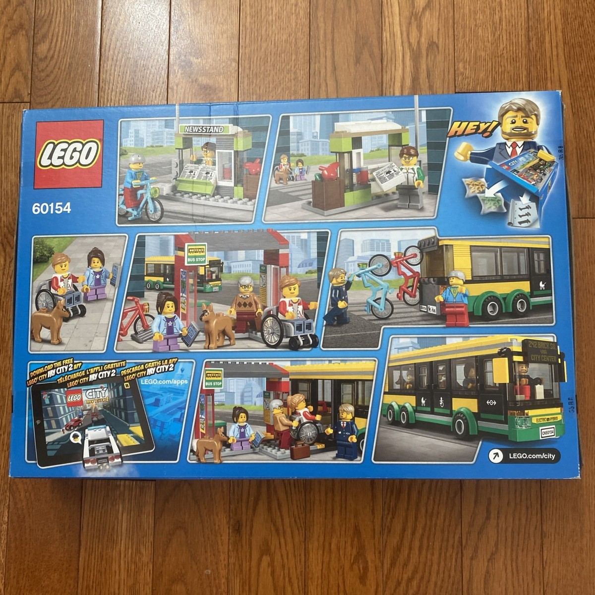 LEGO City 60154 Bus Station New Retired Sealed Building Set