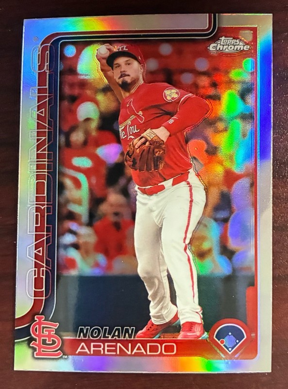 2025 Topps Chrome #14 Nolan Arenado St. Louis Cardinals Refractor